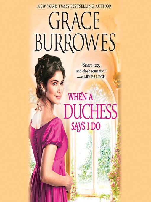 Cover image for When a Duchess Says I Do